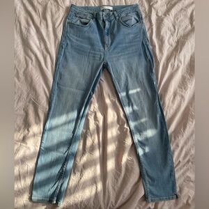 Excellent condition Zara Z1975 Denim Light Blue Stretch Skinny Jeans Size 10